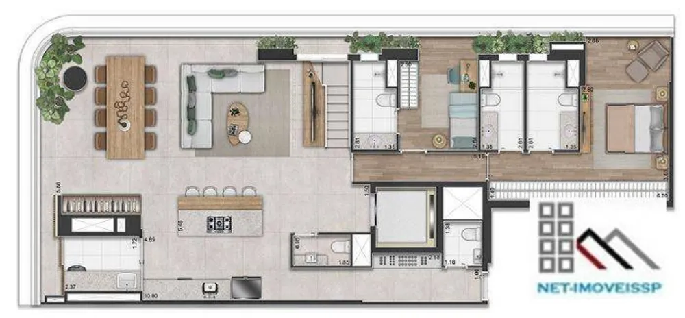 Cobertura, 3 quartos, 300 m² - Foto 16