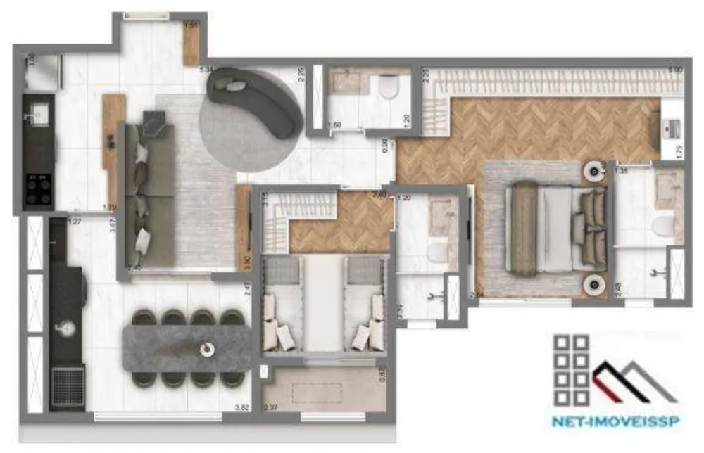 Apartamento, 2 quartos, 75 m² - Foto 15