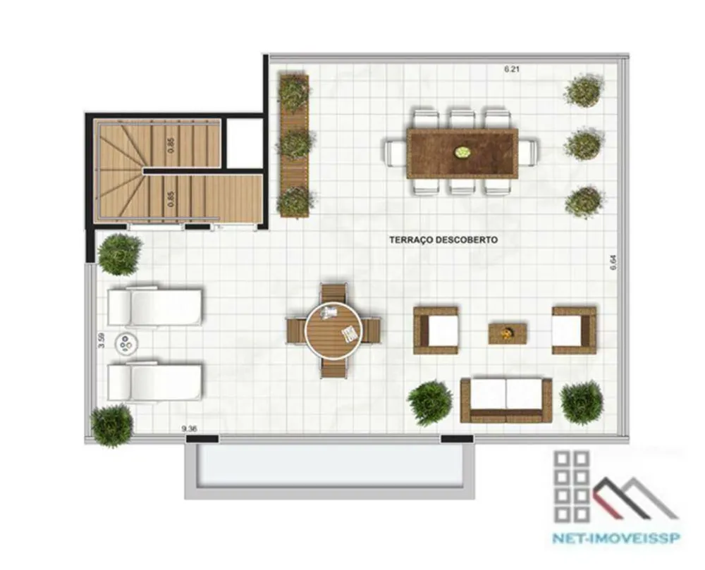 Cobertura, 1 quarto, 111 m² - Foto 26