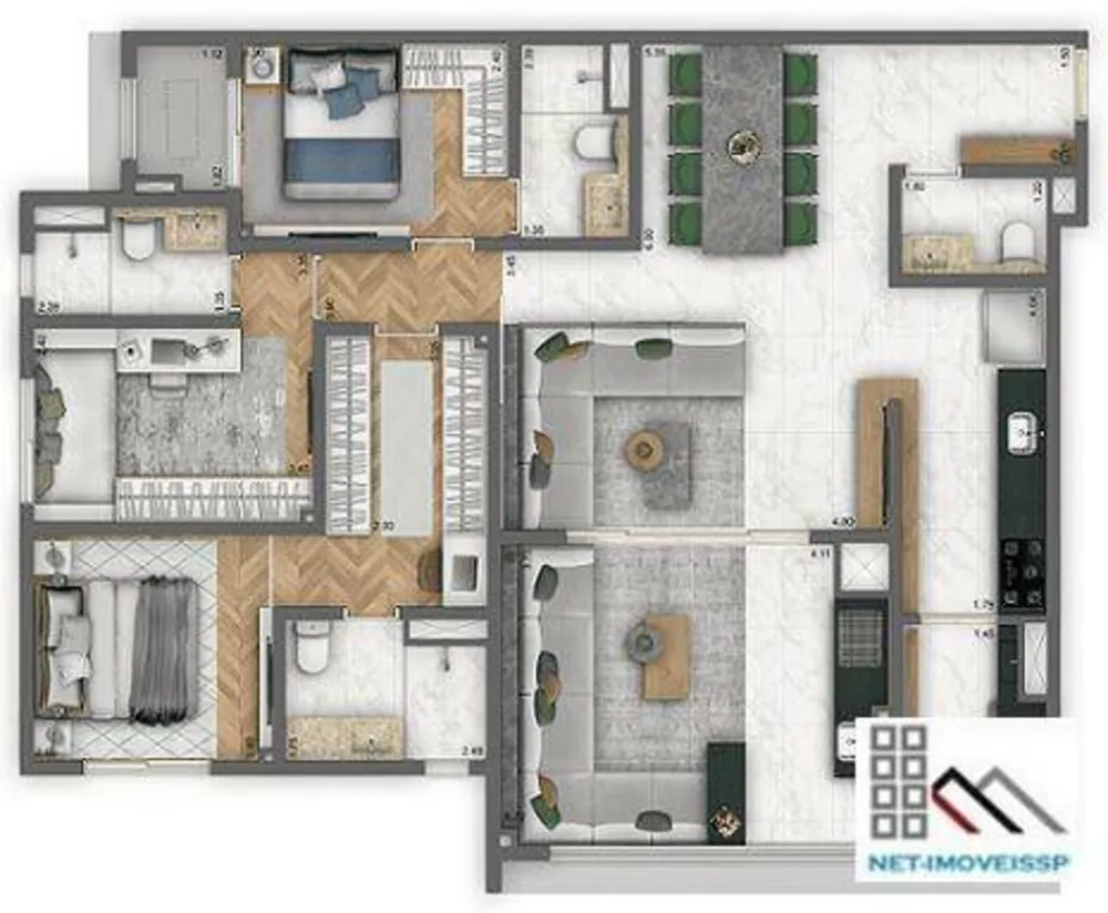 Apartamento, 3 quartos, 120 m² - Foto 14