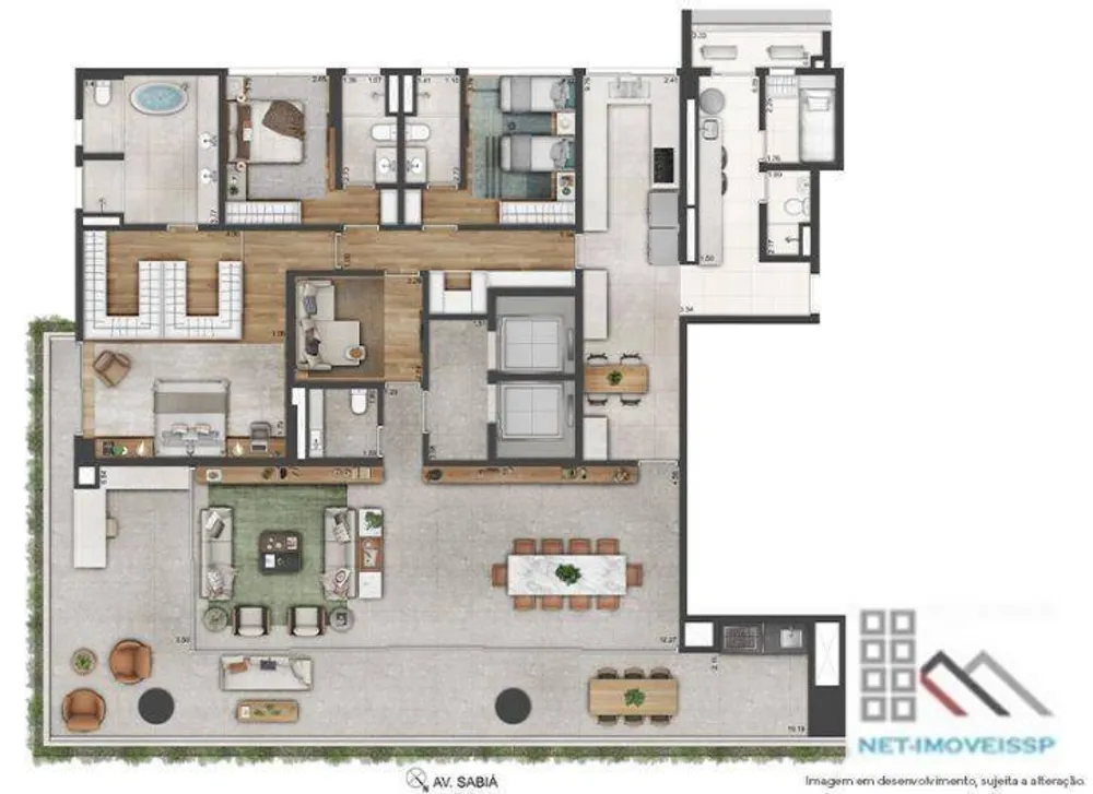 Apartamento, 3 quartos, 317 m² - Foto 15