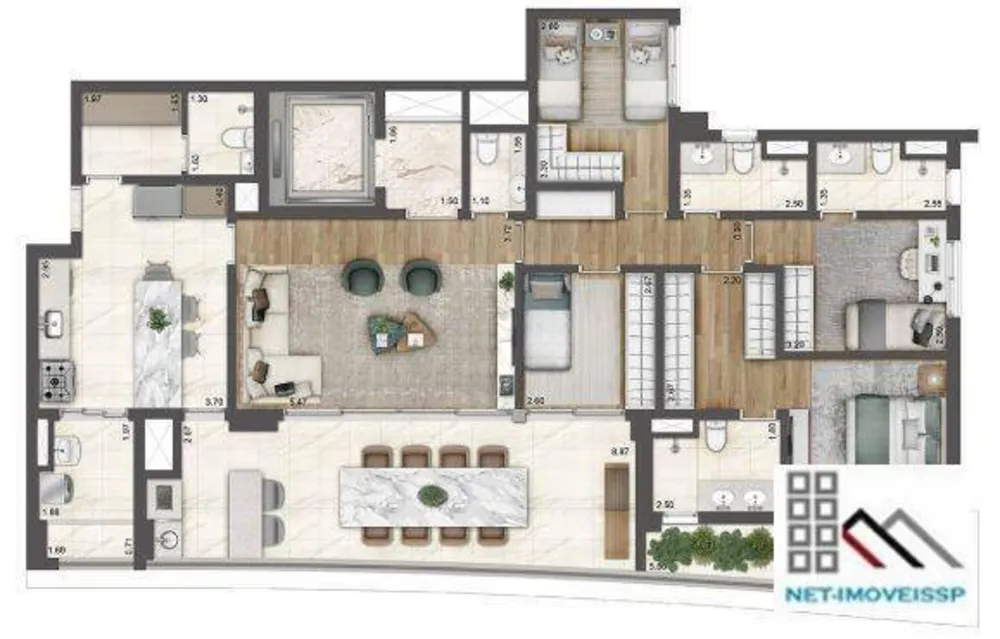 Apartamento, 4 quartos, 166 m² - Foto 6