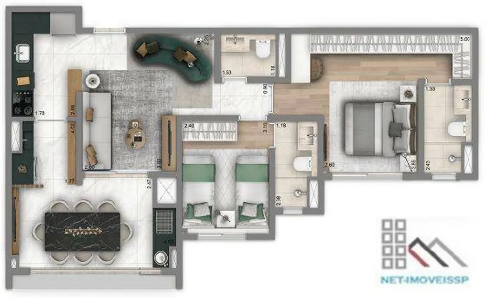 Apartamento, 2 quartos, 71 m² - Foto 24