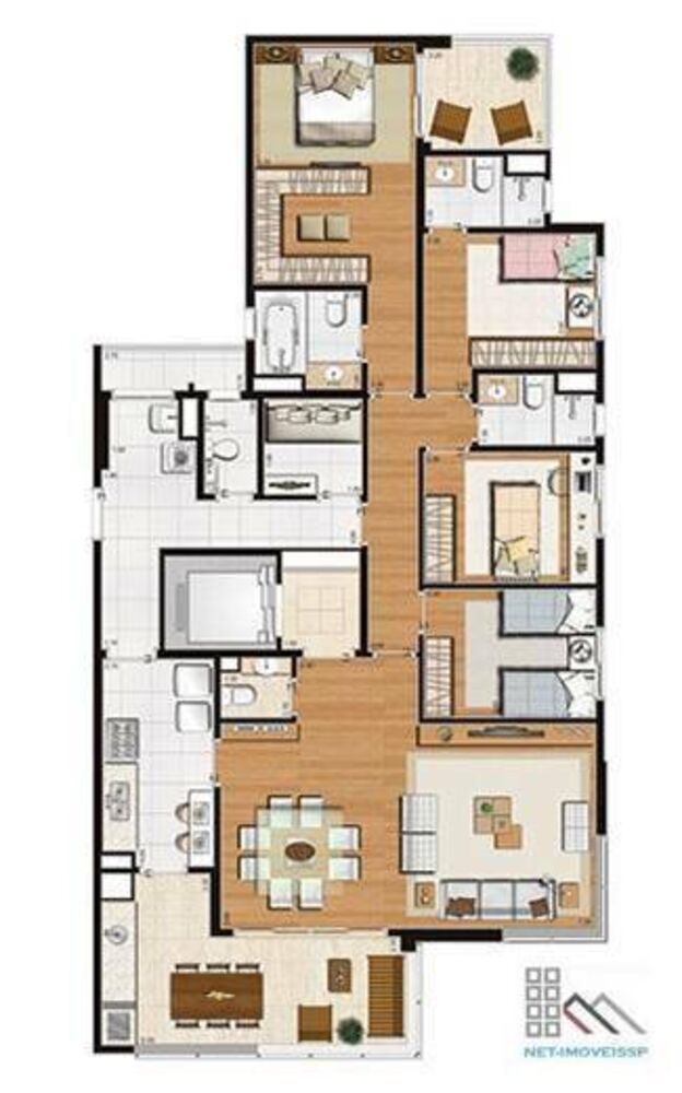 Apartamento, 4 quartos, 165 m² - Foto 1