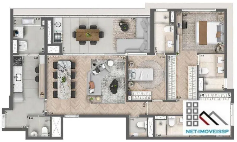 Apartamento, 2 quartos, 112 m² - Foto 54