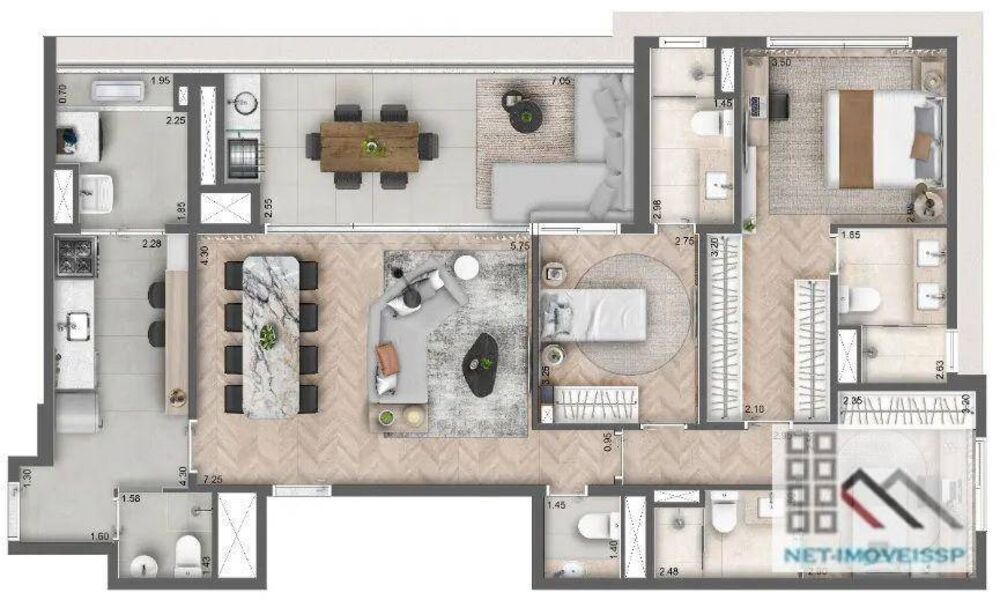 Apartamento, 2 quartos, 112 m² - Foto 6