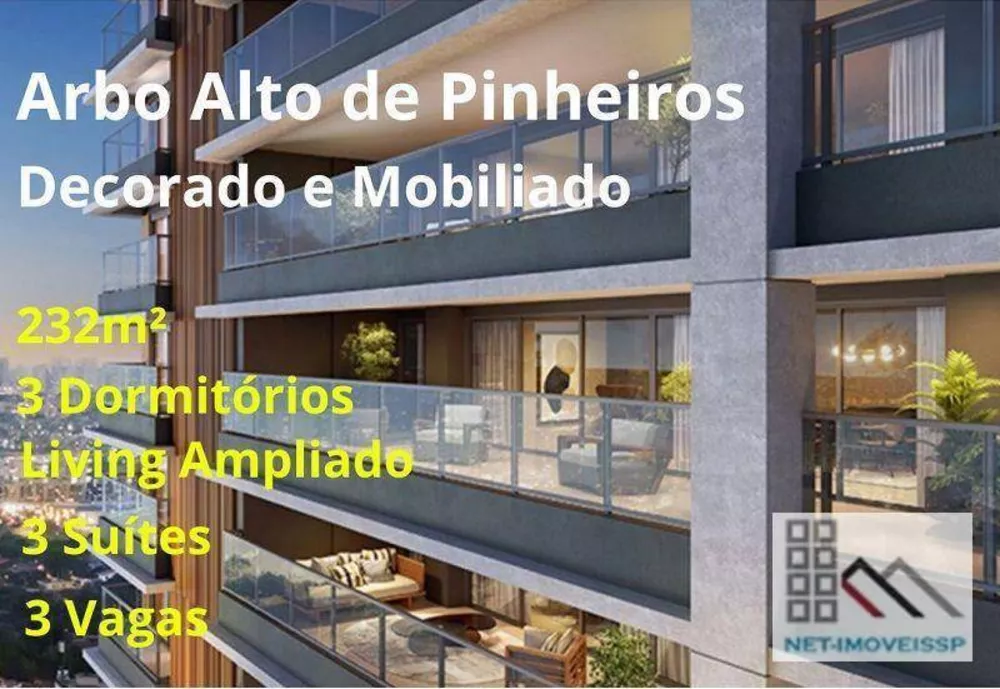 Apartamento à venda com 3 quartos, 232m² - Foto 1