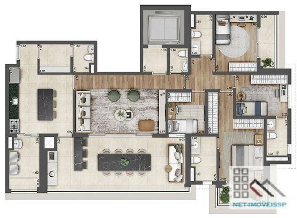 Apartamento, 4 quartos, 170 m² - Foto 16