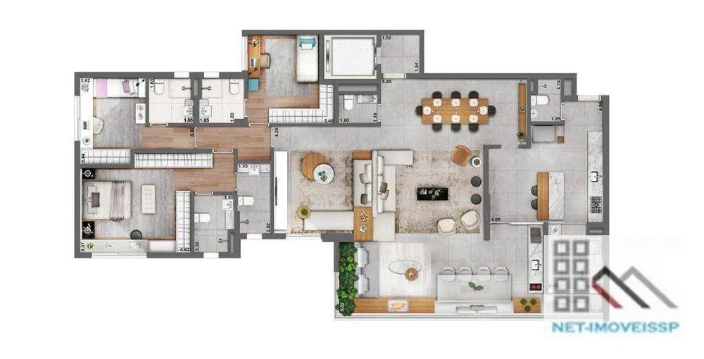 Apartamento, 4 quartos, 186 m² - Foto 14