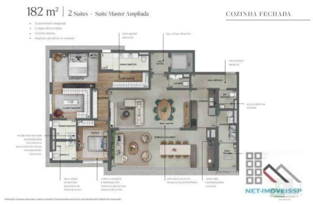 Apartamento, 3 quartos, 185 m² - Foto 12