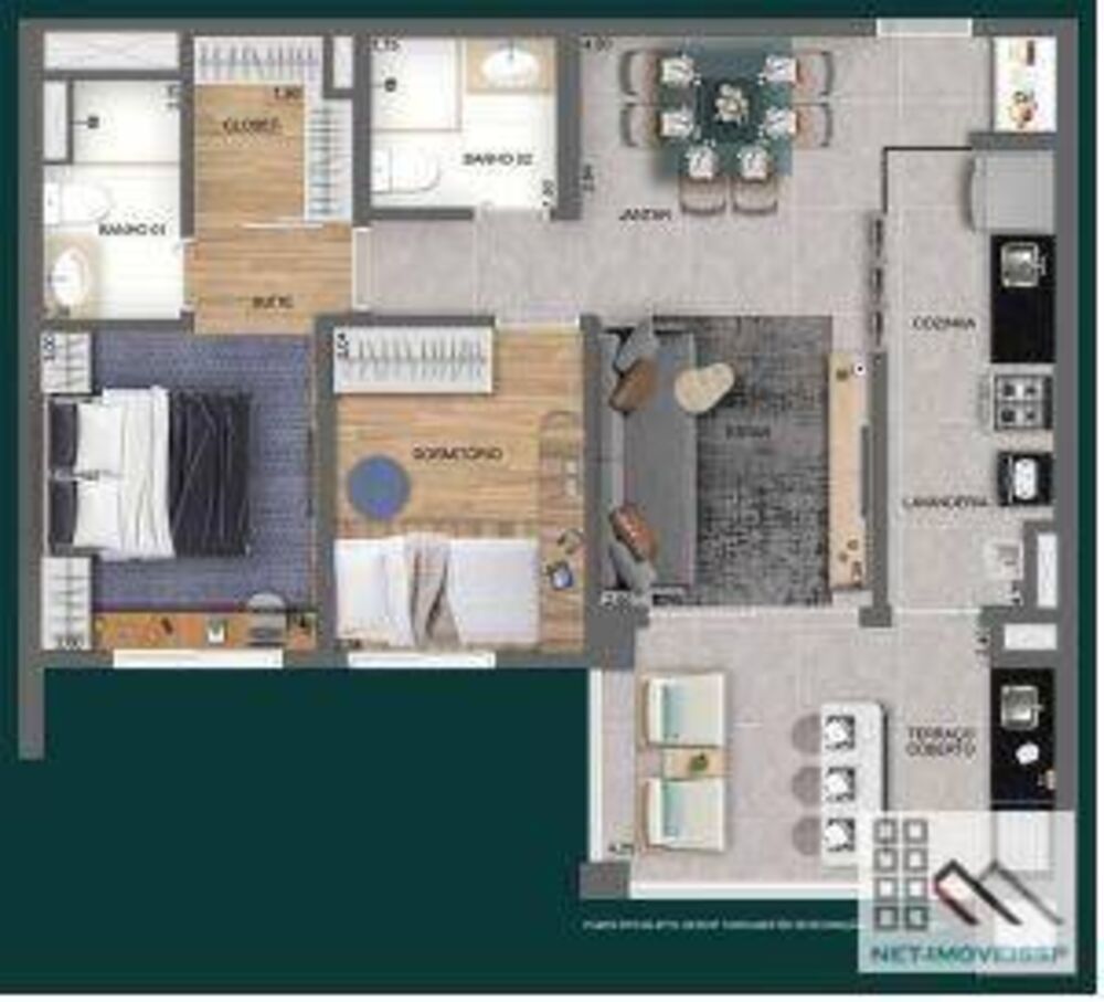 Apartamento, 2 quartos, 69 m² - Foto 20