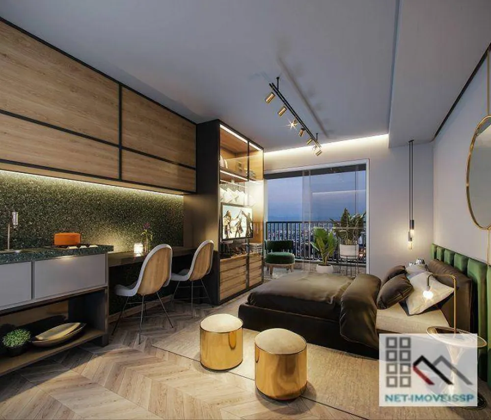 Kitnet-Studio, 25 m² - Foto 1