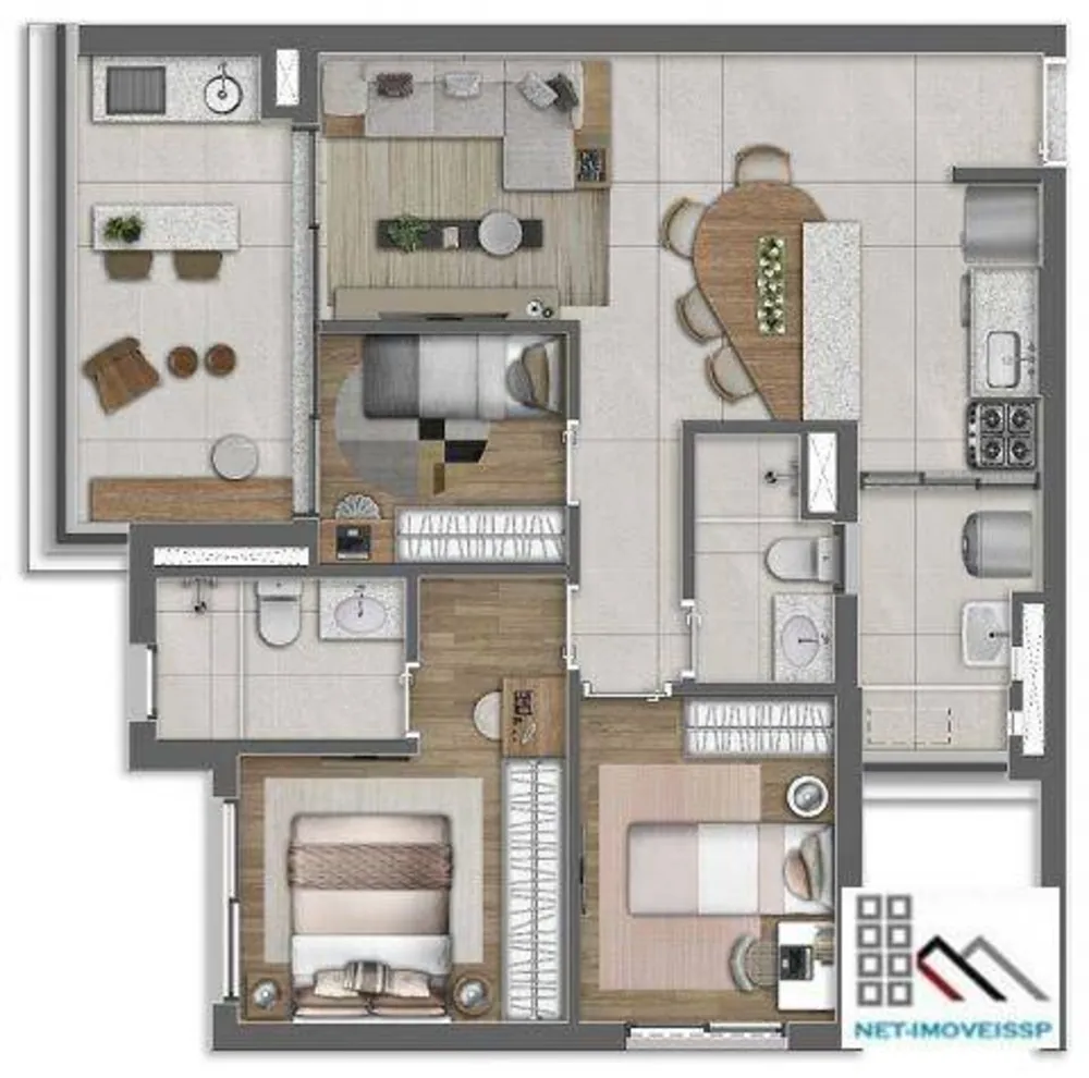 Apartamento, 3 quartos, 77 m² - Foto 10