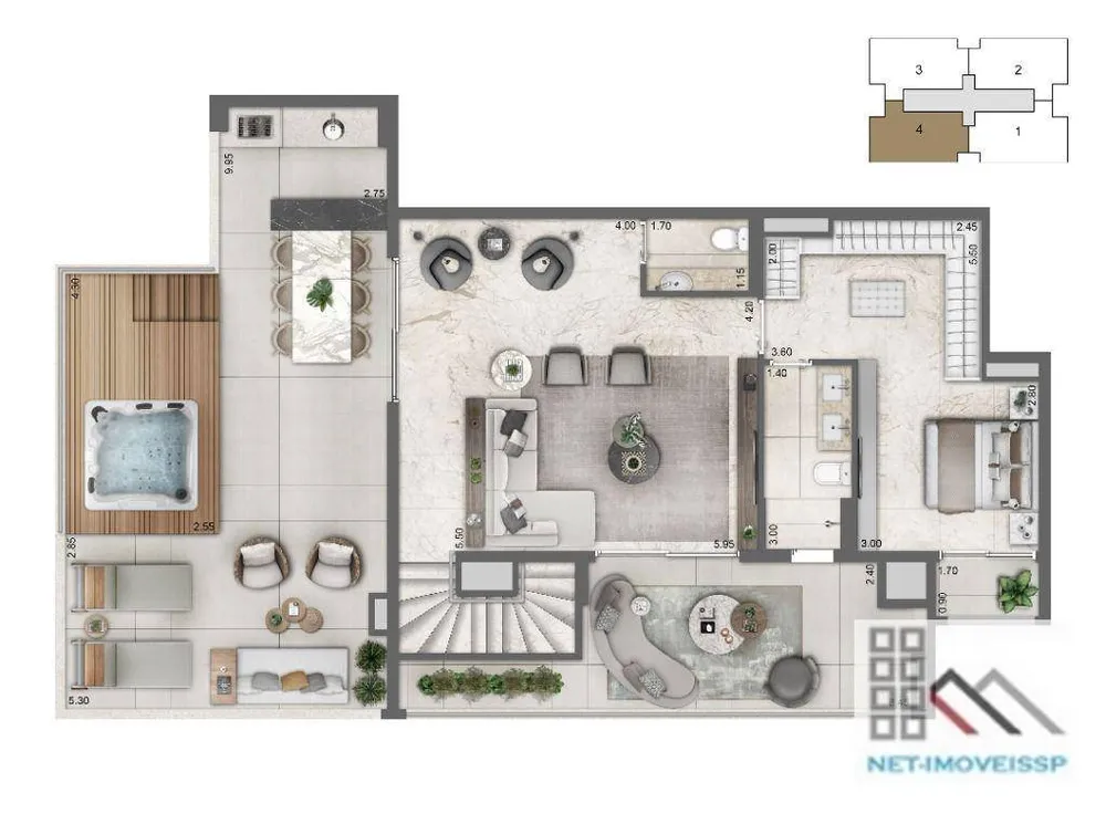 Cobertura, 4 quartos, 267 m² - Foto 20