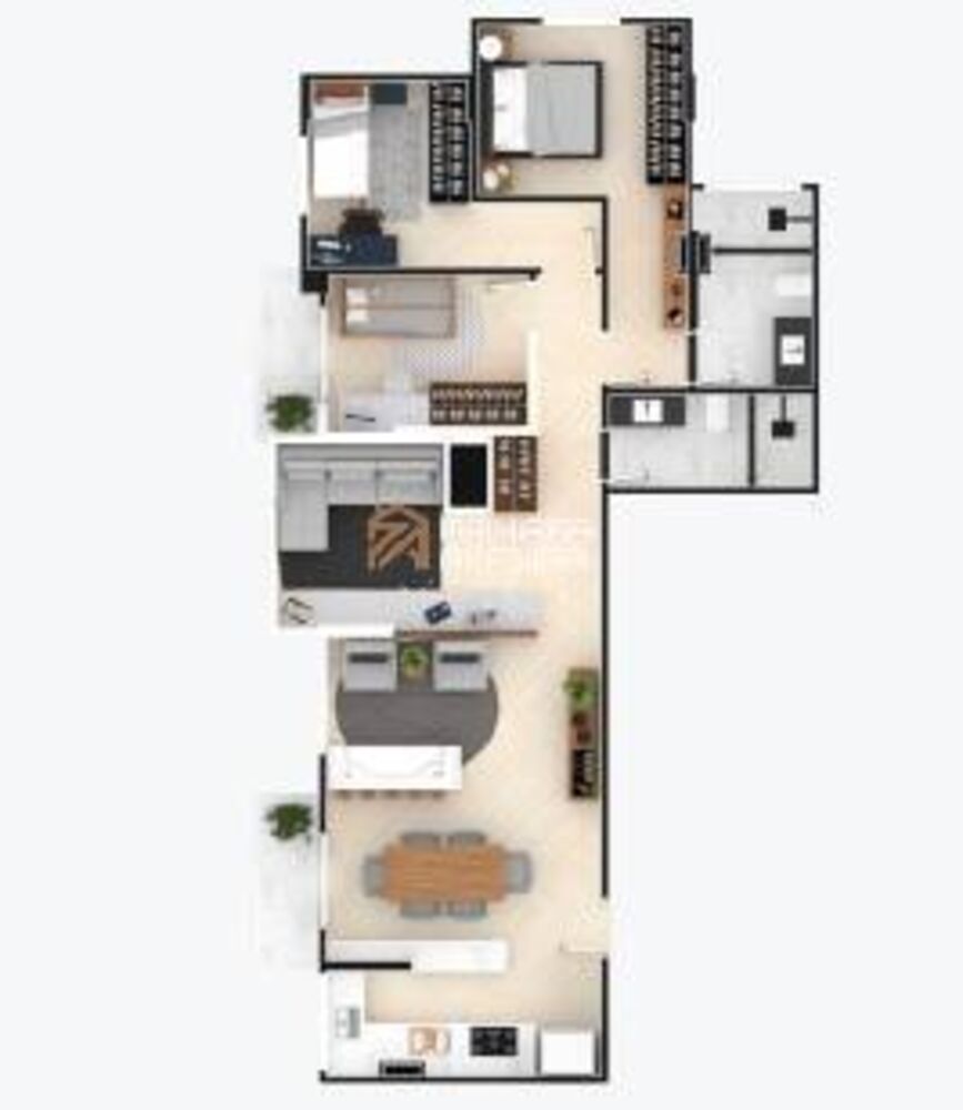 Apartamento à venda com 2 quartos, 52m² - Foto 2