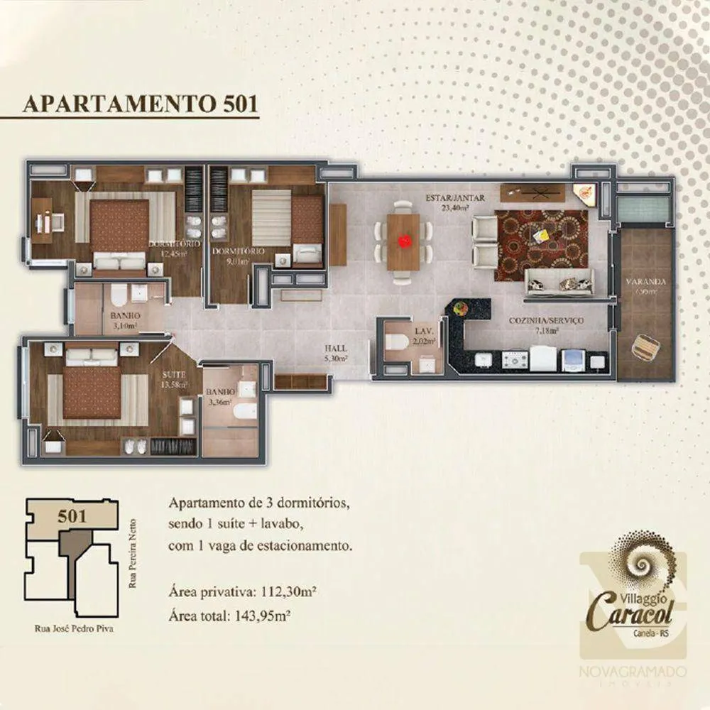 Apartamento, 3 quartos, 112 m² - Foto 4