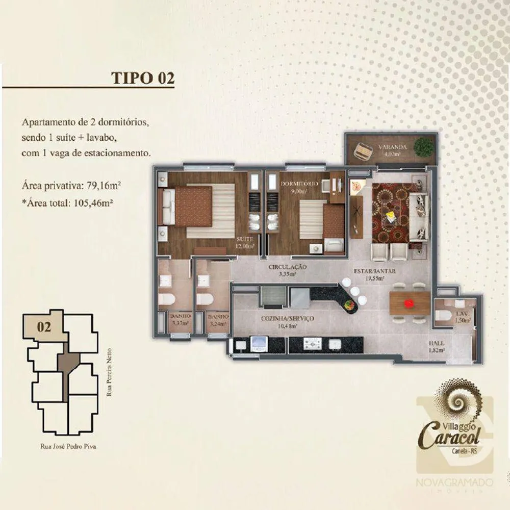 Apartamento, 2 quartos, 79 m² - Foto 4