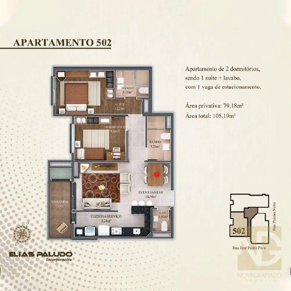 Apartamento, 2 quartos, 79 m² - Foto 4