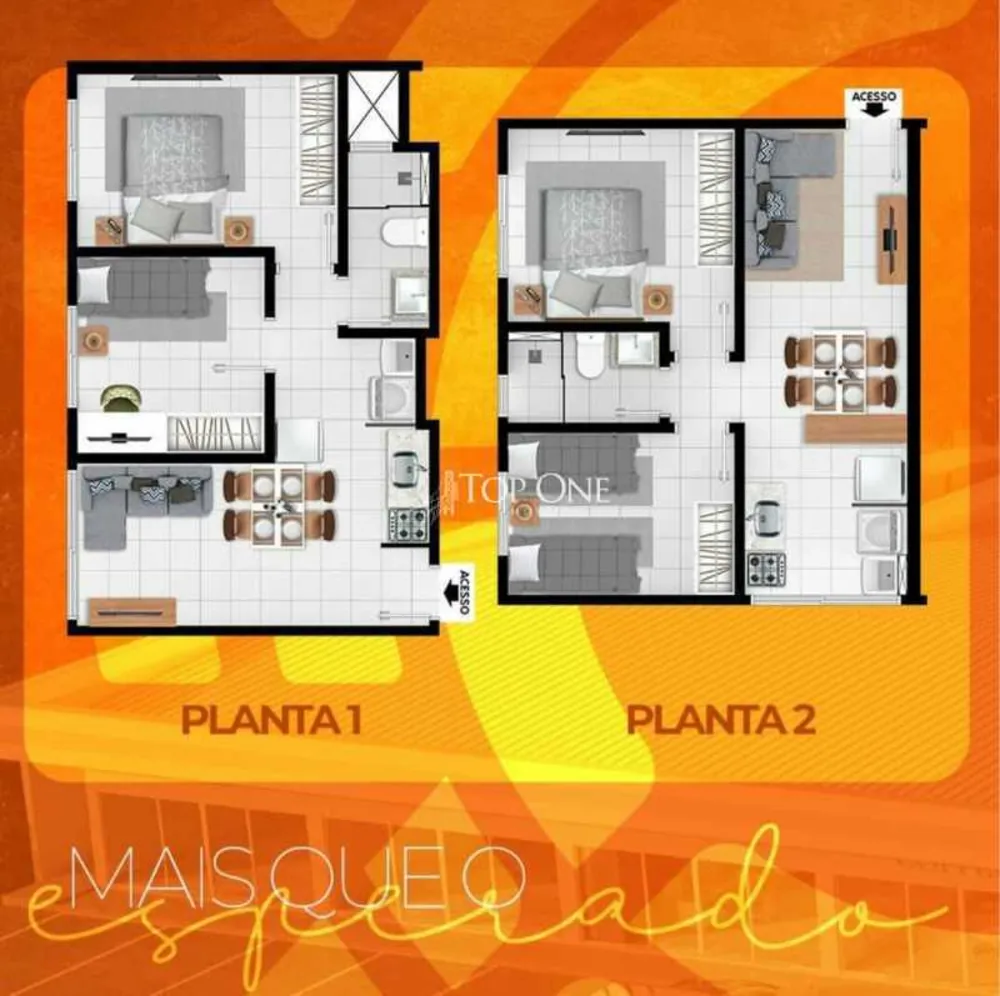 Apartamento, 2 quartos, 50 m² - Foto 2