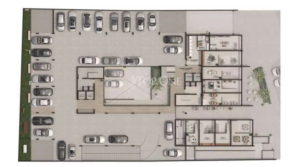 Loja-Salão, 32 m² - Foto 1