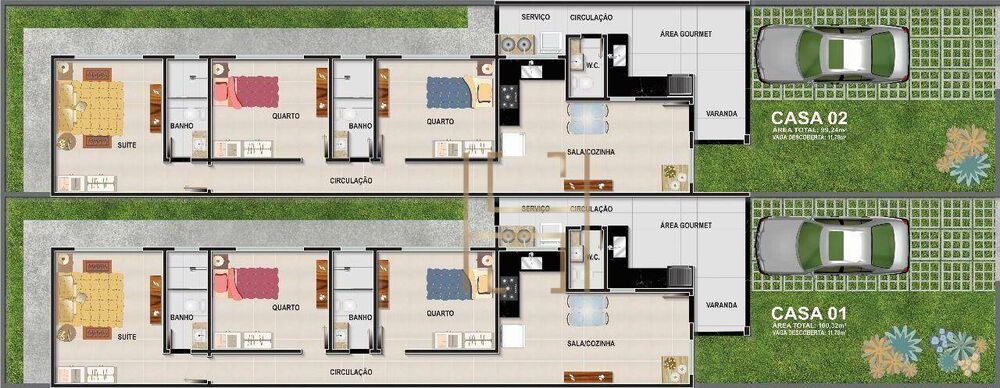 Casa, 3 quartos - Foto 5