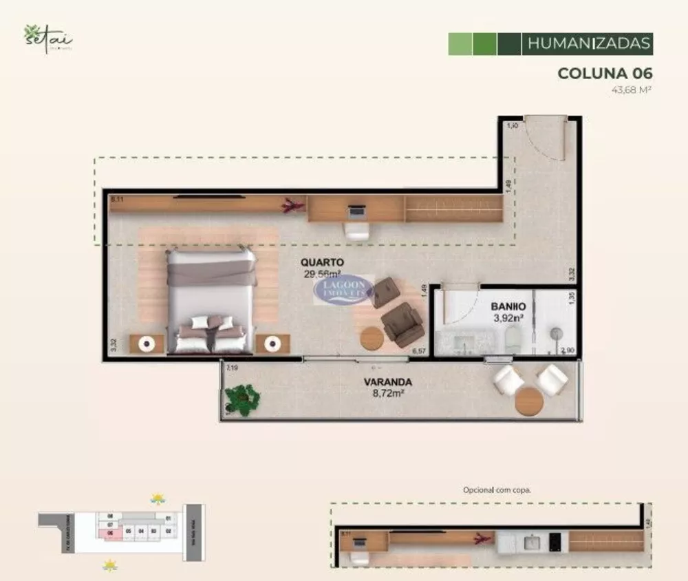 Apartamento, 1 quarto, 32 m² - Foto 8