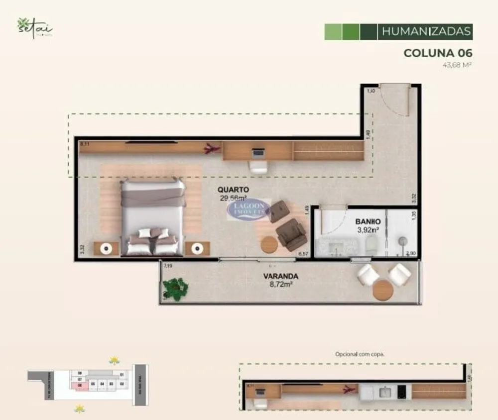 Apartamento, 1 quarto, 37 m² - Foto 48