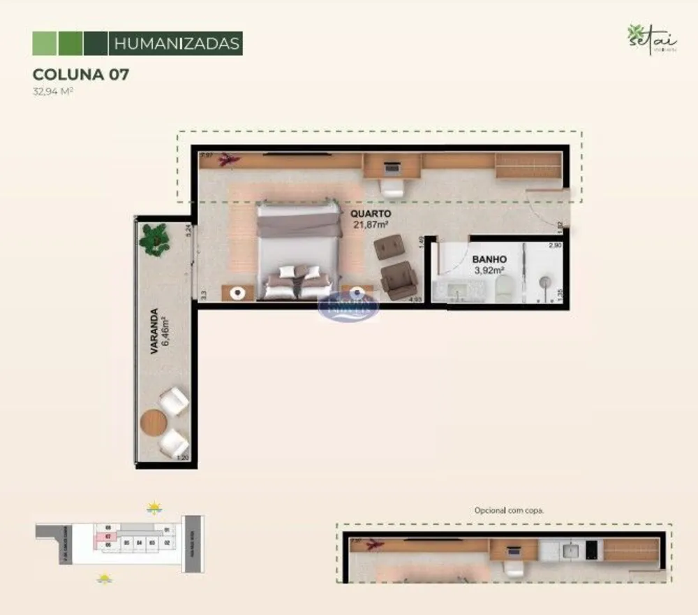 Apartamento, 1 quarto, 37 m² - Foto 50
