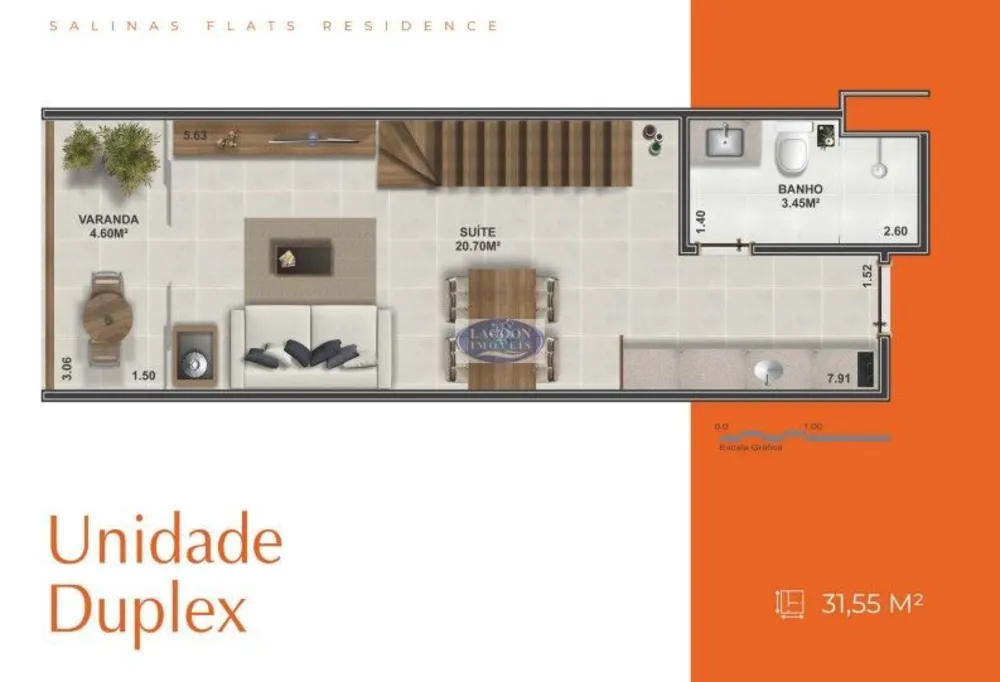Flat/Apart Hotel, 1 quarto, 26 m² - Foto 33