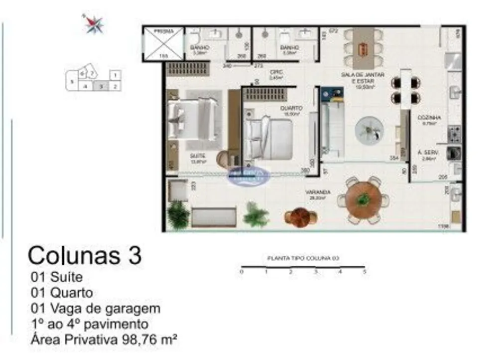 Apartamento, 2 quartos, 98 m² - Foto 33