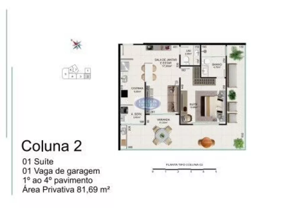 Apartamento, 1 quarto, 55 m² - Foto 6