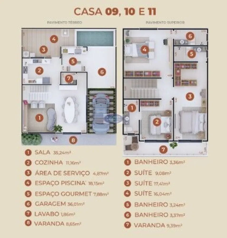 Casa de Condomínio, 4 quartos - Foto 16