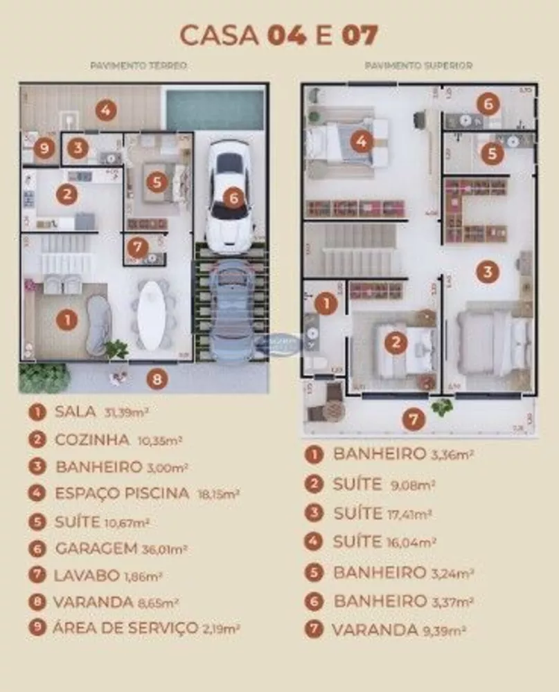 Casa de Condomínio, 4 quartos - Foto 4