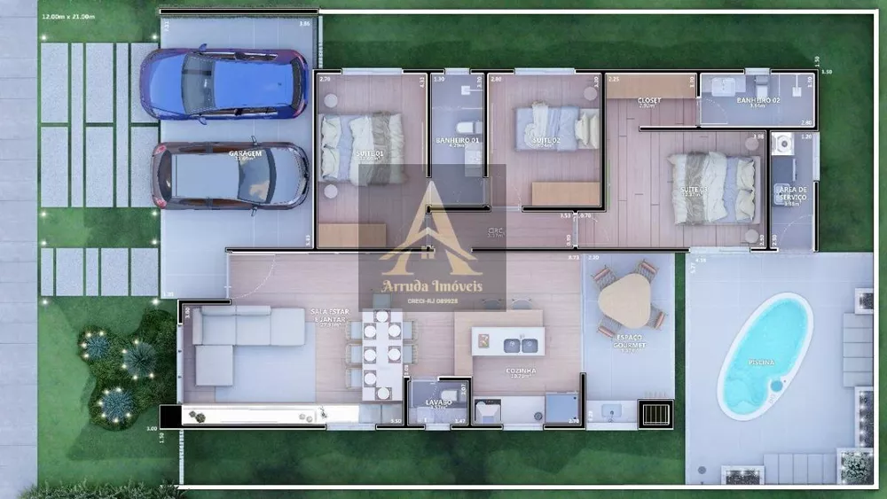 Casa, 3 quartos, 252 m² - Foto 27