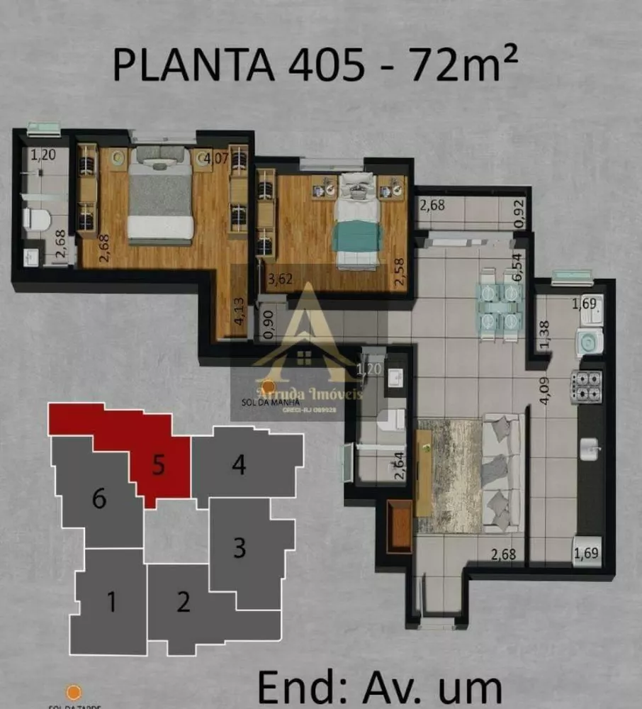 Apartamento, 2 quartos, 72 m² - Foto 7