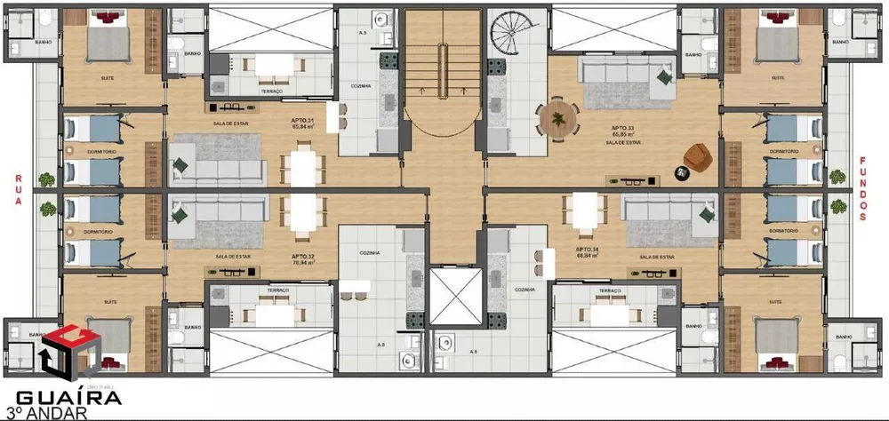 Apartamento à venda com 2 quartos, 66m² - Foto 7