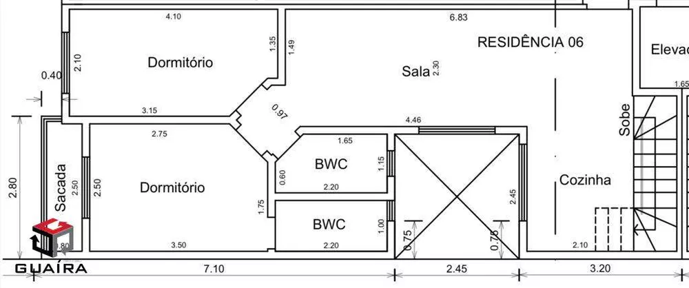 Apartamento à venda com 2 quartos, 47m² - Foto 3