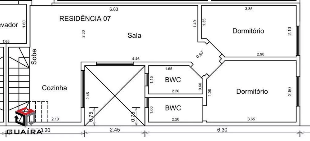 Cobertura à venda com 2 quartos, 105m² - Foto 1