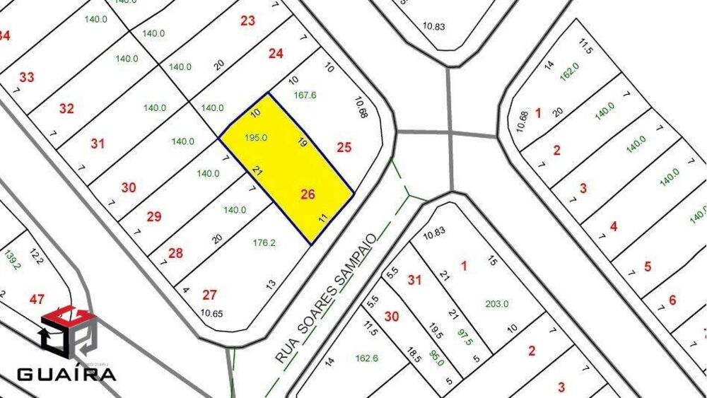 Terreno à venda, 171m² - Foto 1