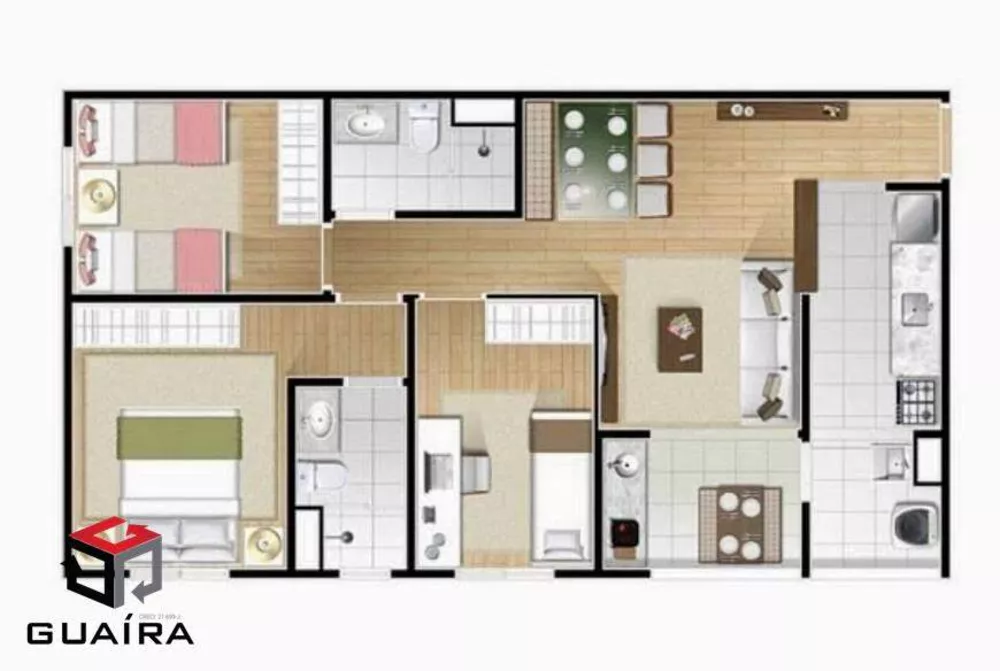 Apartamento à venda com 3 quartos, 67m² - Foto 6