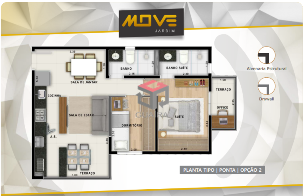 Cobertura à venda com 2 quartos, 93m² - Foto 4