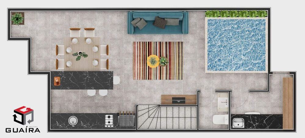 Cobertura à venda com 2 quartos, 106m² - Foto 5