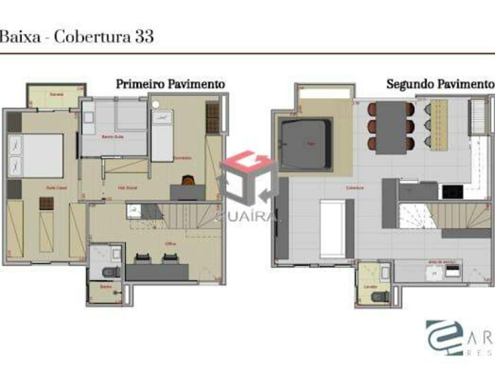 Cobertura à venda com 2 quartos, 112m² - Foto 2