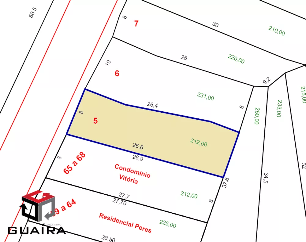 Terreno à venda, 220m² - Foto 1