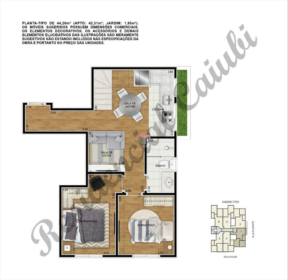 Cobertura à venda com 2 quartos, 87m² - Foto 1