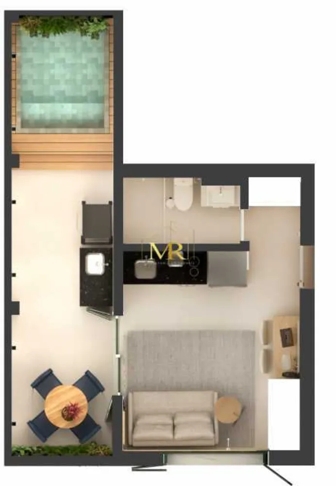 Apartamento, 1 quarto, 38 m² - Foto 22