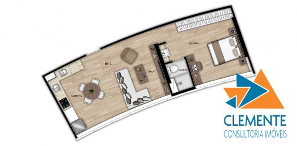 Apartamento, 1 quarto, 33 m² - Foto 6