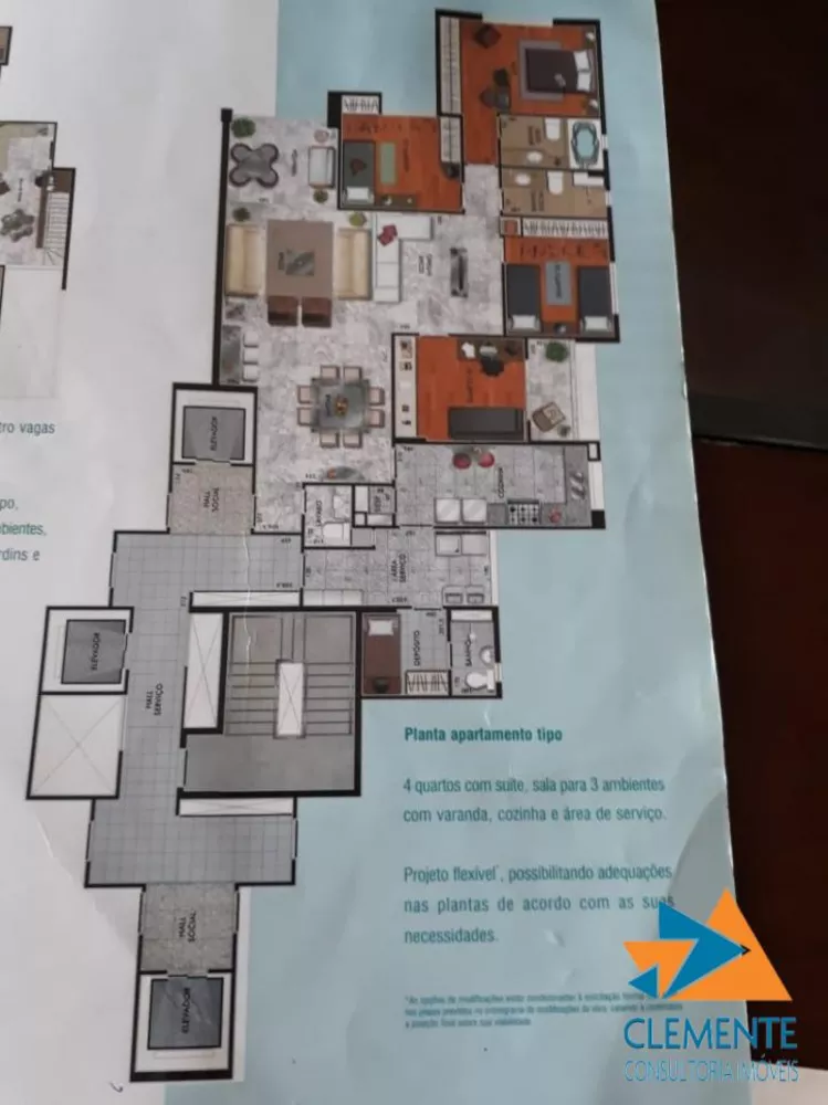 Apartamento à venda com 4 quartos, 148m² - Foto 2