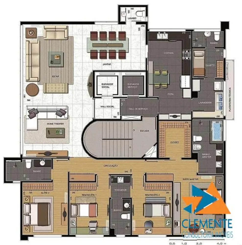 Apartamento, 4 quartos, 208 m² - Foto 14
