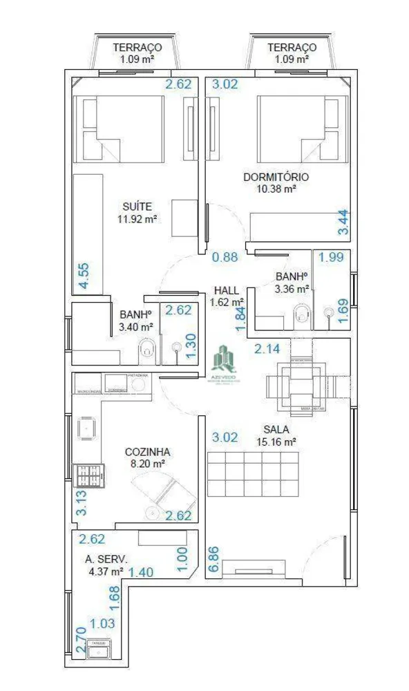 Apartamento, 2 quartos, 70 m² - Foto 16